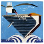 Charley Harper "Pelican Pantry" Wool Rug