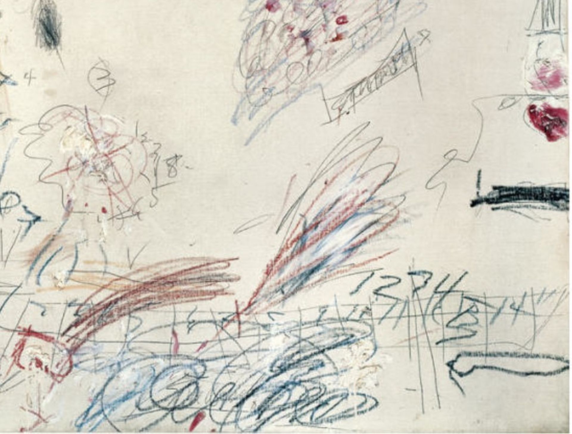 Cy Twombly "Second Voyage to Italy, 1962" Offset Lithograph - Image 2 of 5