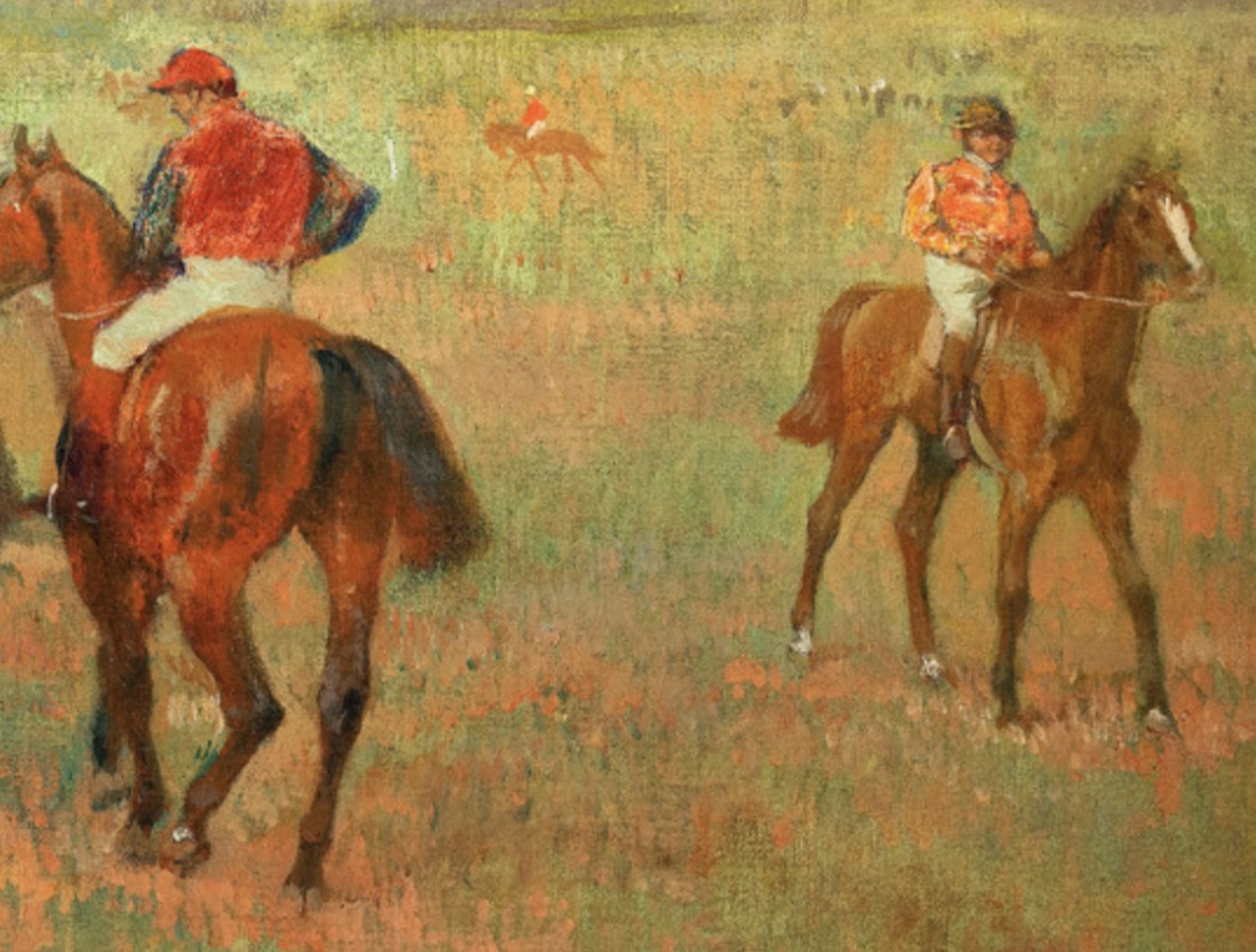 Edgar Degas "Jockeys on Horseback, Distant Hills" Wallpaper - Image 2 of 6