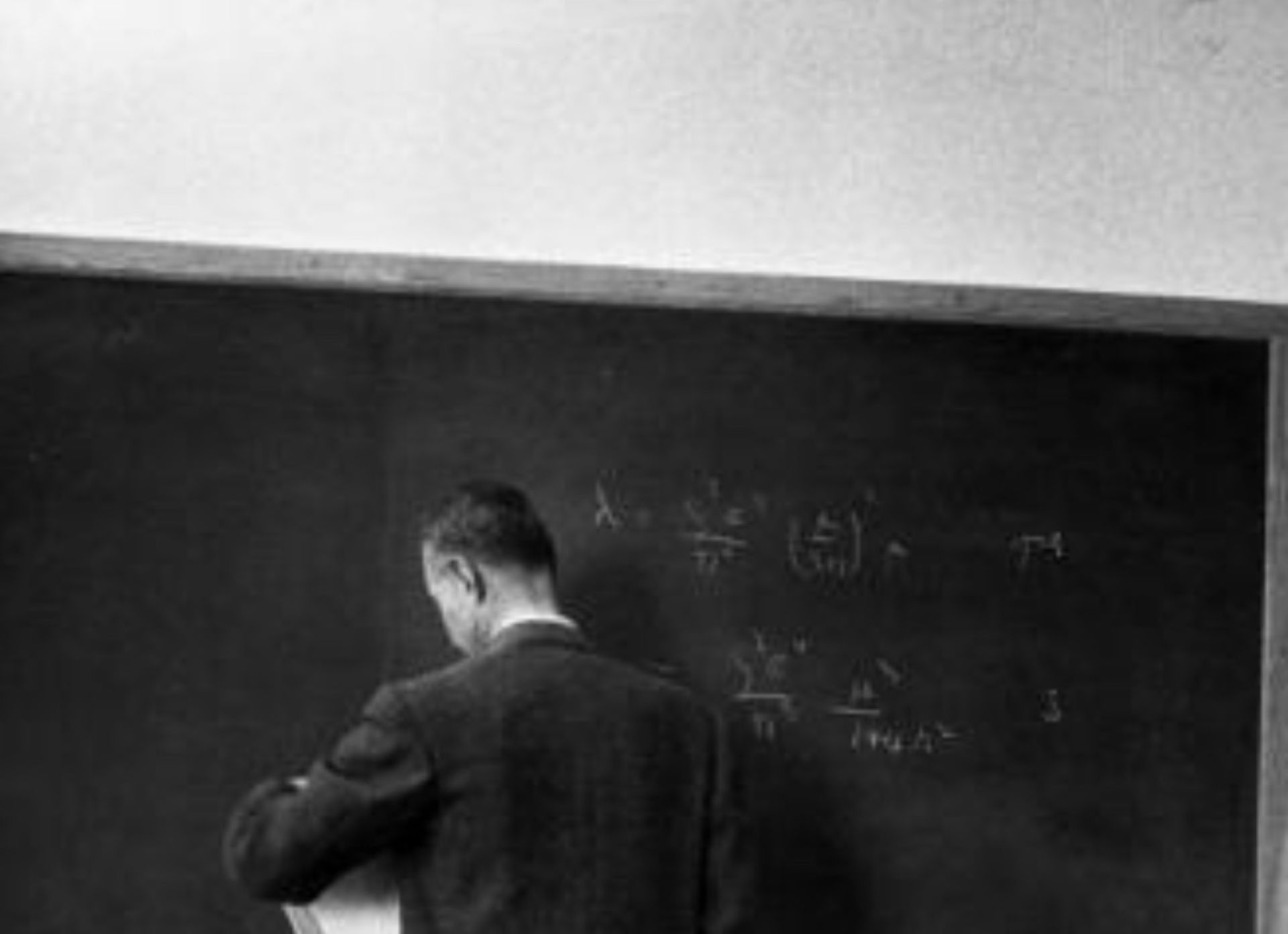 Robert Oppenheimer "Physics on Blackboard" Photo Print - Image 4 of 5