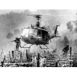 Vietnam War, Huey Dropping Troops Print
