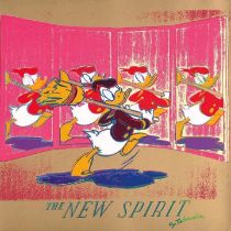 Andy Warhol "The New Spirit/Donald Duck", F&S 357, 1985 Silkscreen from Ads Portfolio