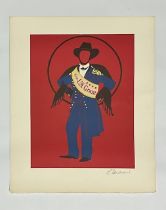 Robert Indiana General Grant Signed Lithograph