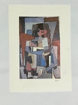 After Pablo Picasso Stamped Hand Numbered Lithograph Print