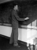 Robert Oppenheimer "Chalk, Black Board" Photo Print