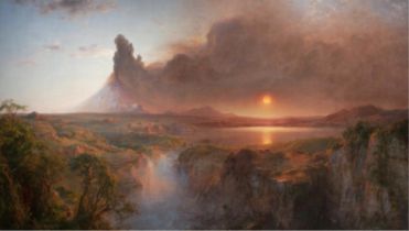 Frederic Edwin Church "Cotopaxi, 1862" Offset Lithograph