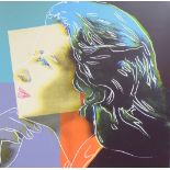 Set of Two Andy Warhol "Ingrid Bergman, 1983" Silkscreens