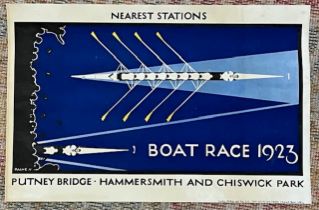 Charles Paine Boat race Poster