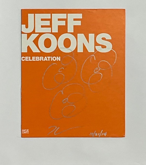 Jeff Koons “Flowers" Marker on Book Cover
