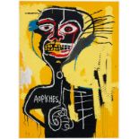 AFTER JEAN-MICHEL BASQUIAT (1960-1988) Cabeza