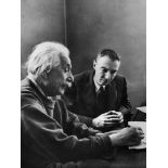 Albert Einstein, Robert Oppenheimer Photo Print
