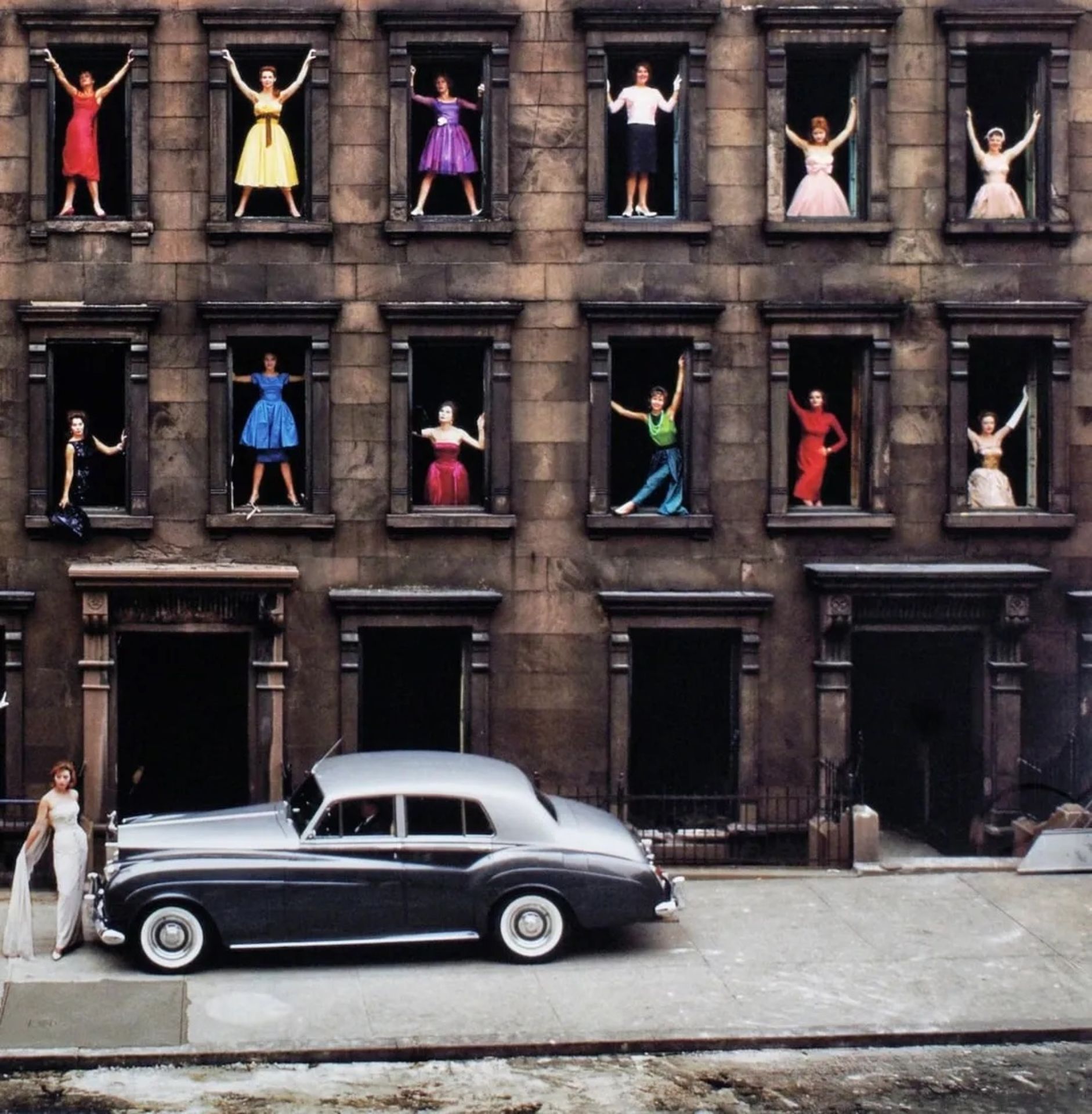 Ormond Gigli "Models in Windows, 1960" Offset Lithograph
 - Image 2 of 3