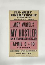 Andy Warhol " My Hustler" Poster