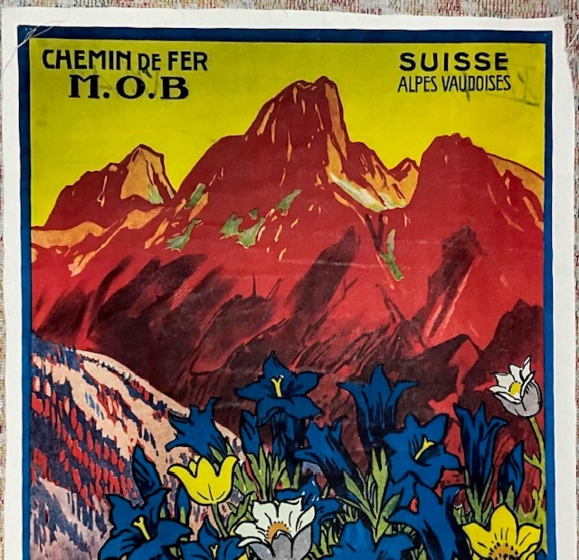FRANCOIS GOS Swiss Ski Poster - Image 4 of 6
