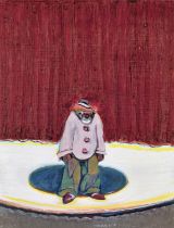 Wayne Thiebaud "Clown with Red Hair, 2015" Offset Lithograph