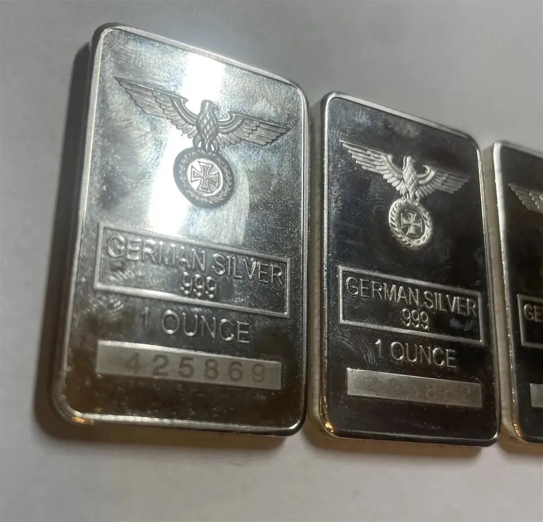 Deutsche Reichsbank Silver Bars (3)
 - Image 2 of 4