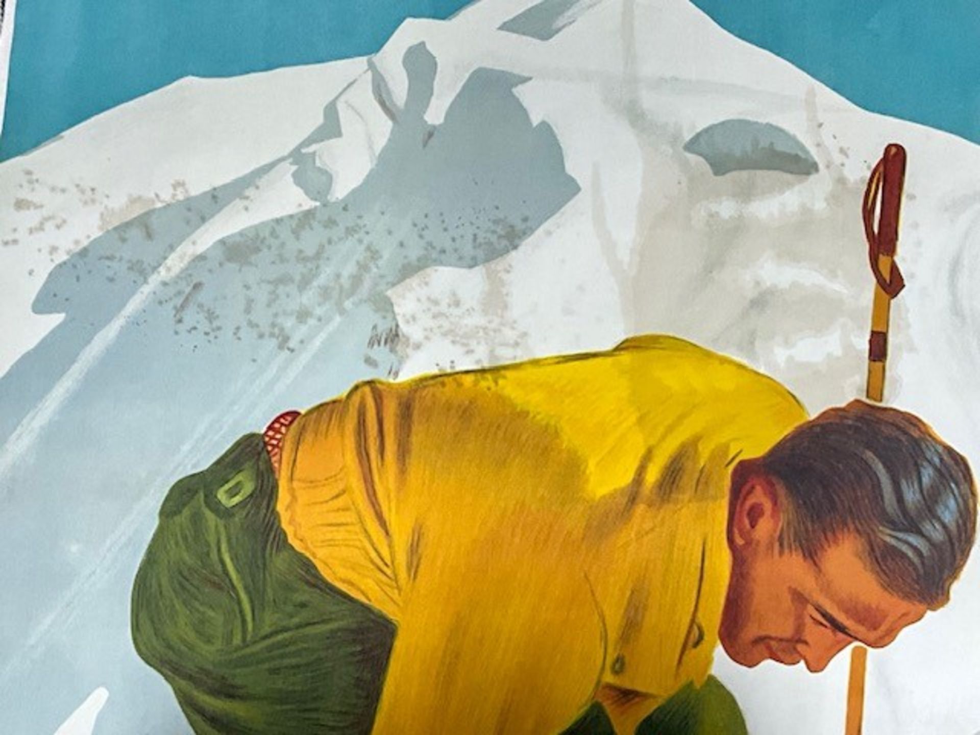ERIC HERMES L'INVERNO Swiss Ski Poster - Image 4 of 5