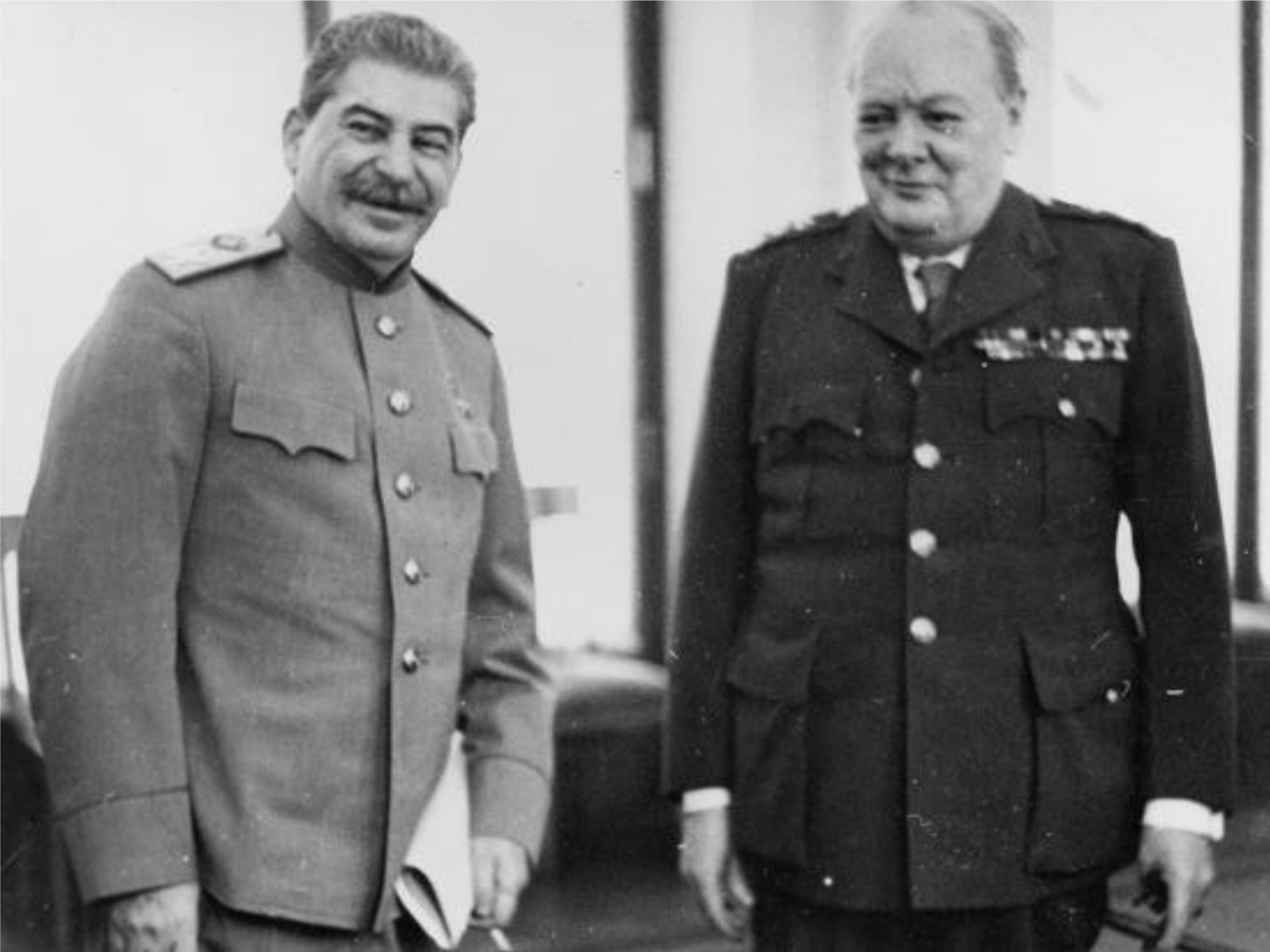 Joseph Stalin, Winston Churchill Photo Print