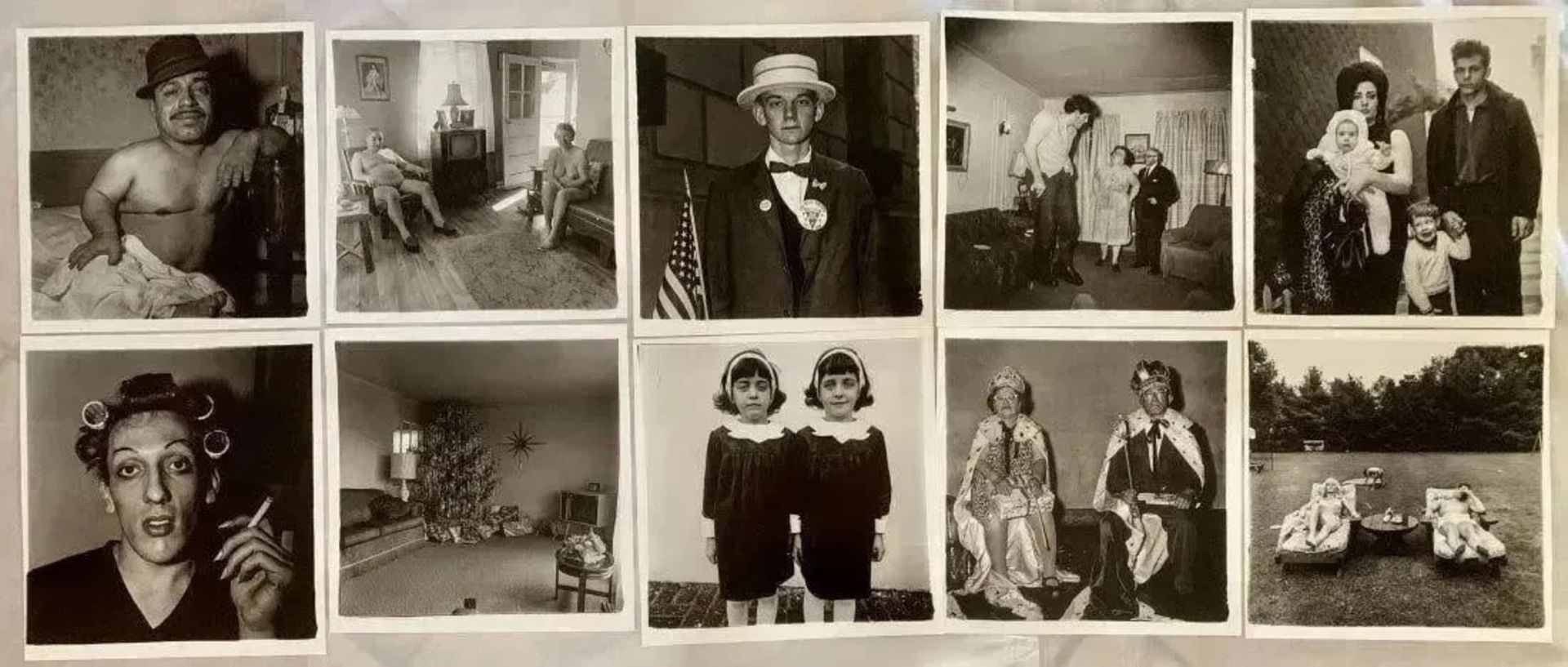 Diane Arbus Set of 10 Prints, Plate Signed and Numbered