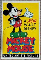 WALT DISNEY Mickey Mouse Poster