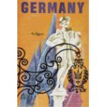 David Klein "Germany" Travel Poster