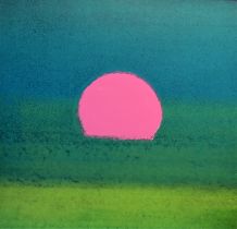 Set of Three Andy Warhol "Sunset" Silkscreens