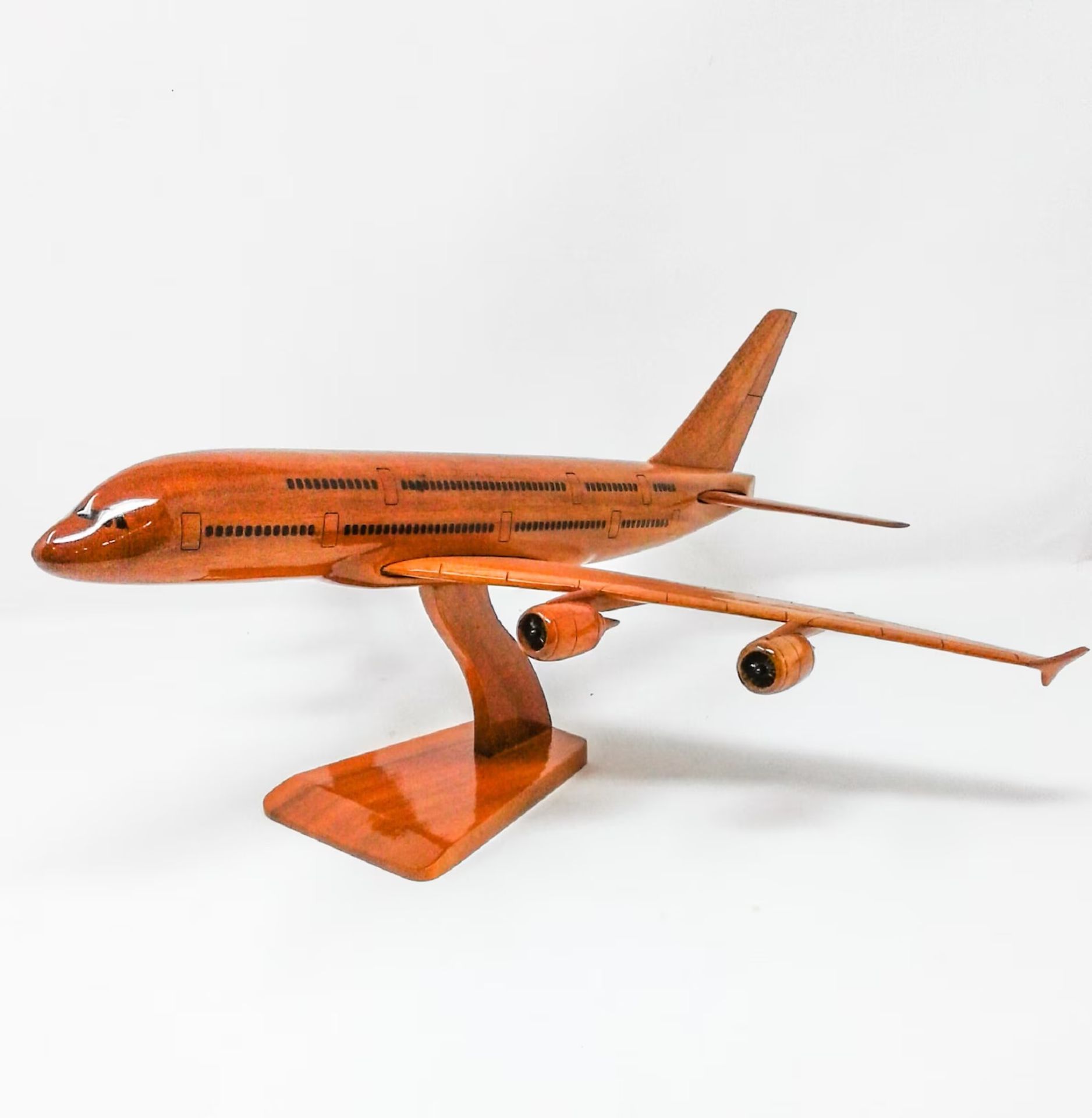 Airbus A380 Wooden Scale Desk Display - Image 2 of 5