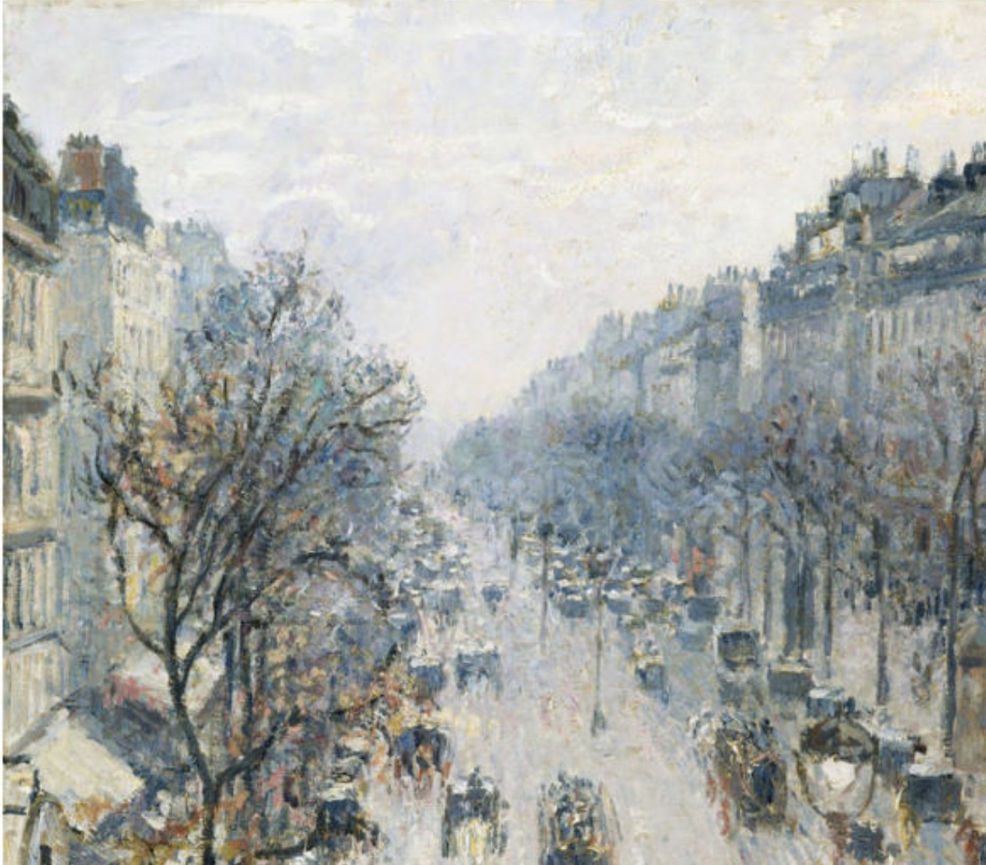 Camille Pissarro "The Boulevard Montmartre on a Winter Morning, 1897" Print - Bild 4 aus 5