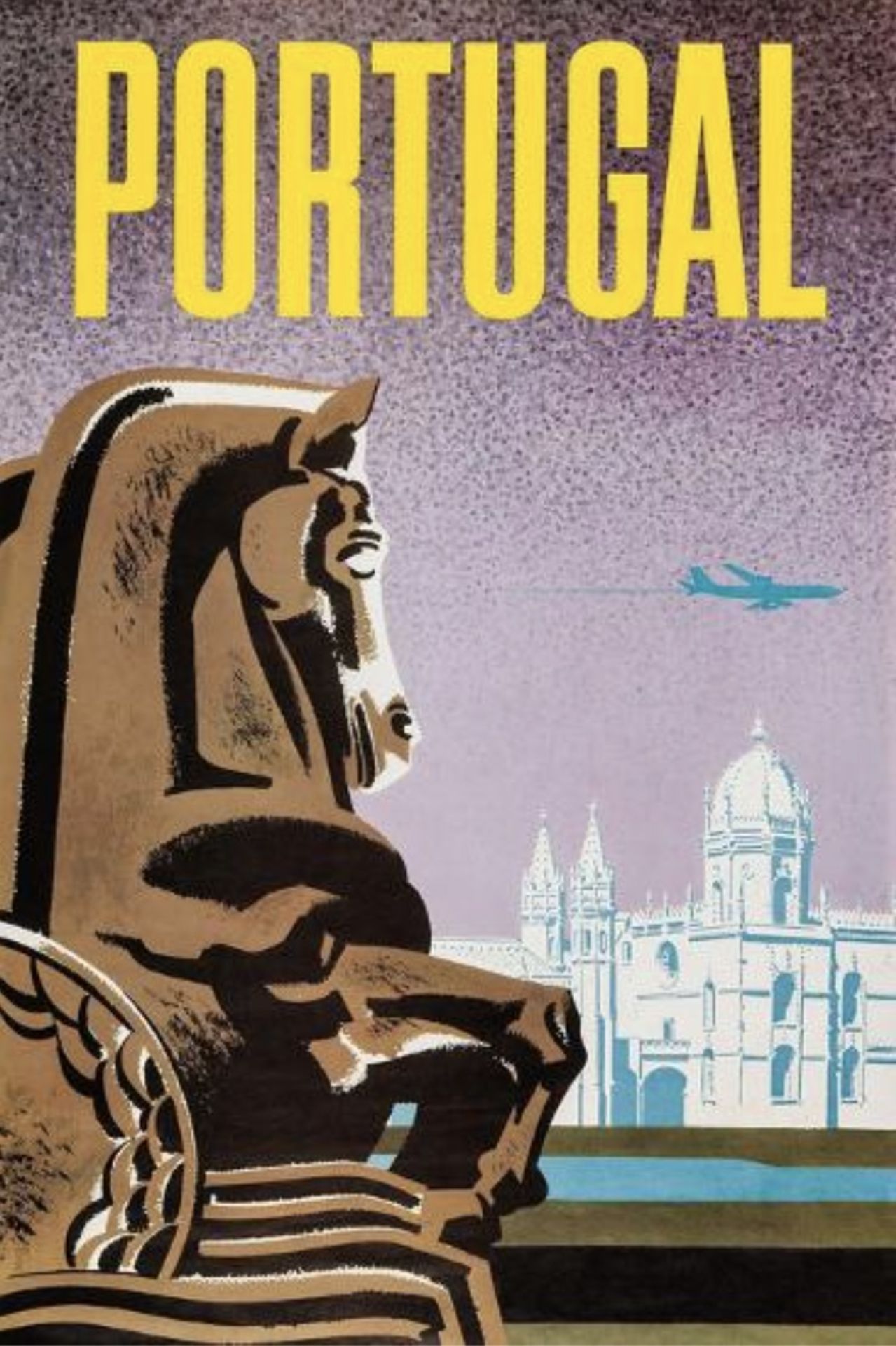 David Klein "Portugal" Travel Poster