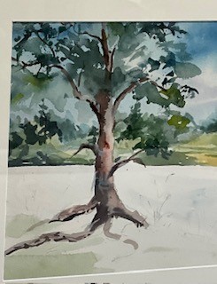 Fairfield Porter “Landscape Study&rdquo; Watercolor on Paper - Image 4 of 8