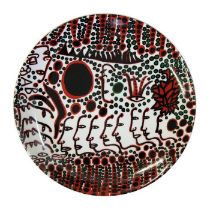 Yayoi Kusama "Women Wait for Love..." Plate