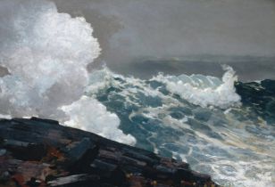 Winslow Homer "Northeaster, 1901" Offset Lithograph