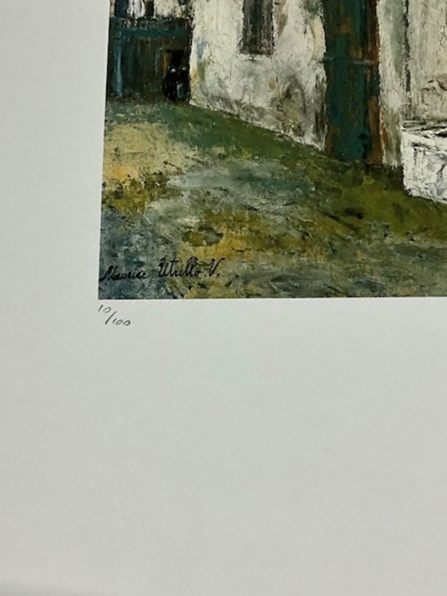 Maurice Utrillo Pencil Signed/ Numbered Lithograph Print - Bild 4 aus 8