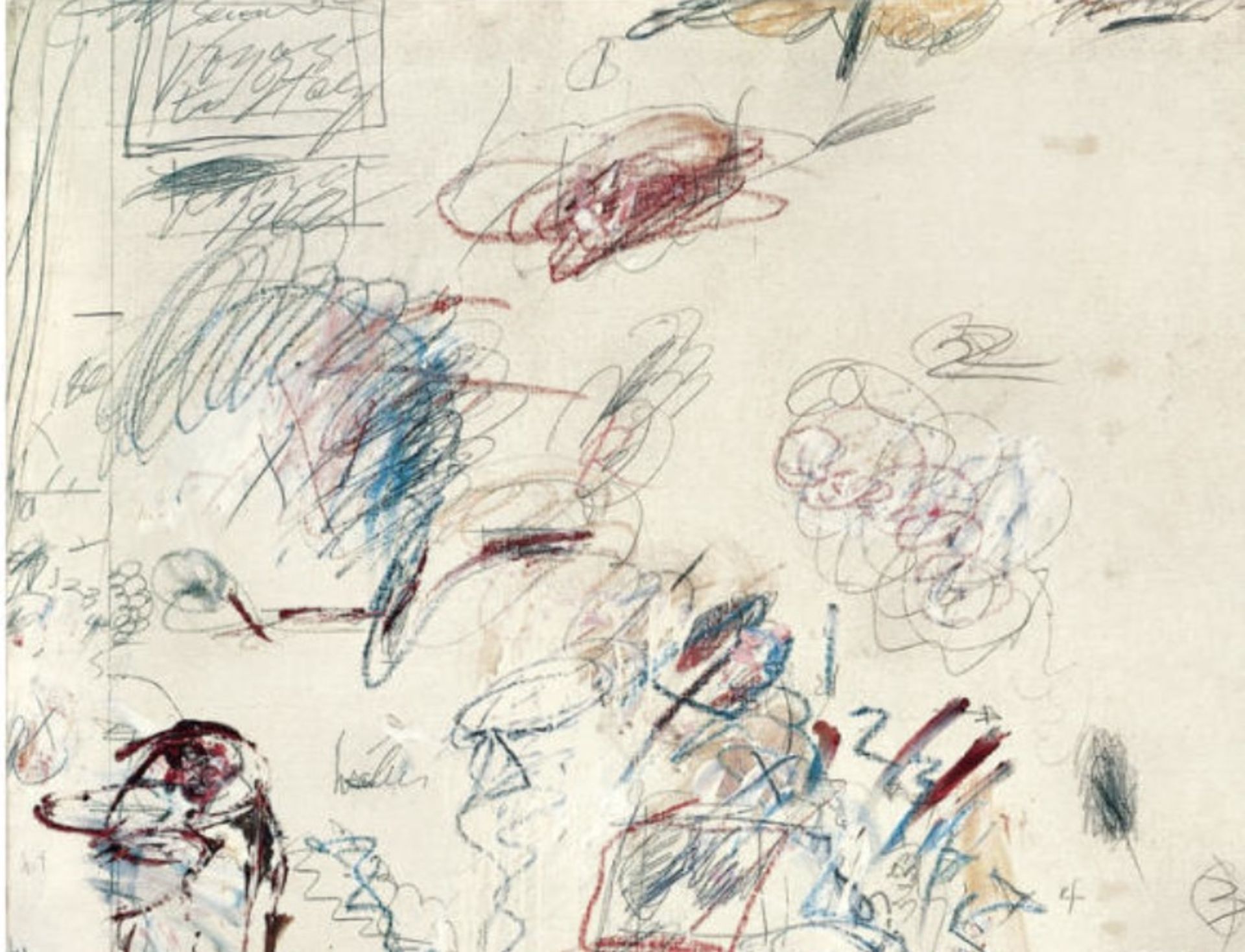 Cy Twombly "Second Voyage to Italy, 1962" Offset Lithograph - Image 3 of 5