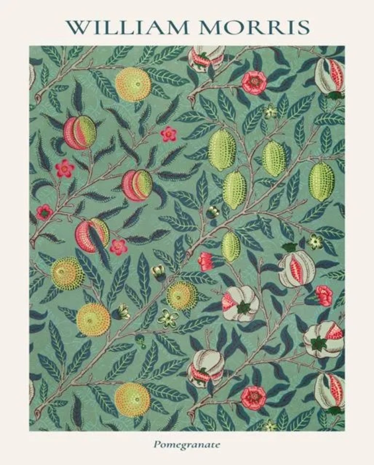 William Morris "Pomegranate" Print