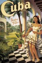 Cuba "Paradise of the Tropics" Poster