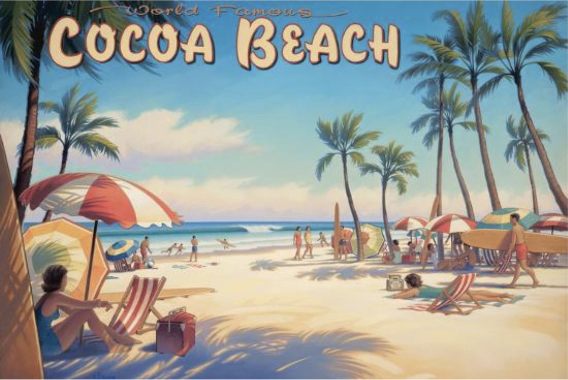 Cocoa Beach Poster
