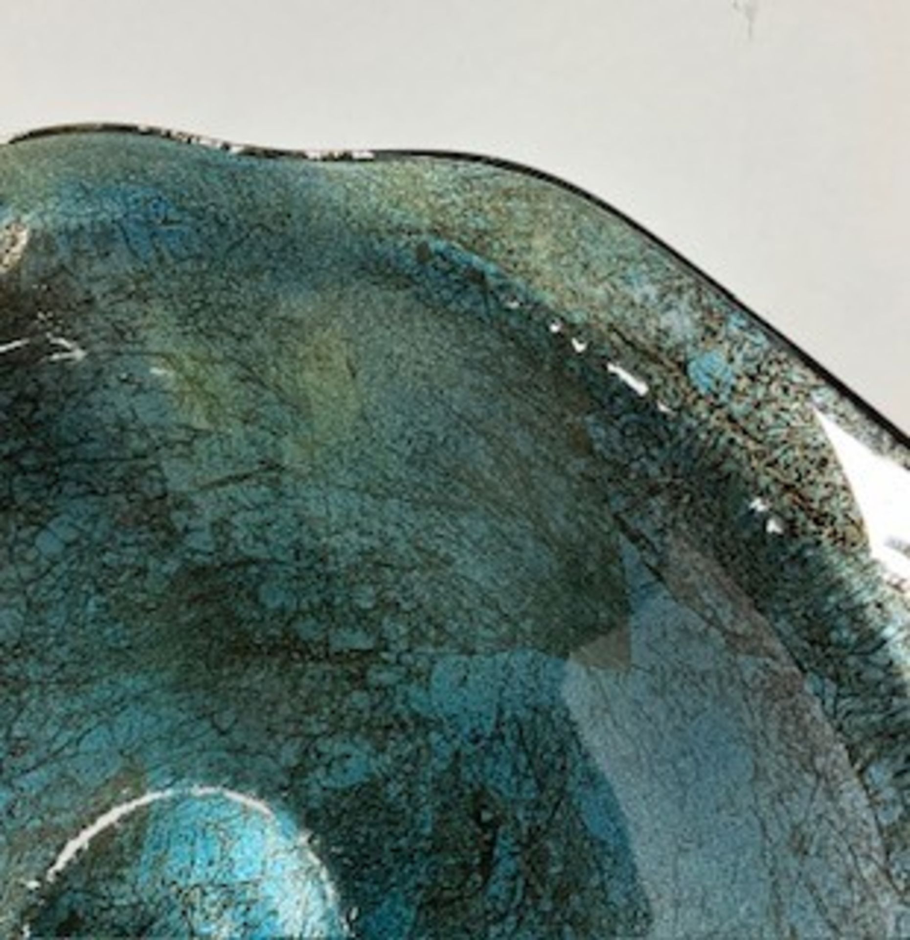 Attributed Dale Chihuly Art Glass Bowl - Image 8 of 14