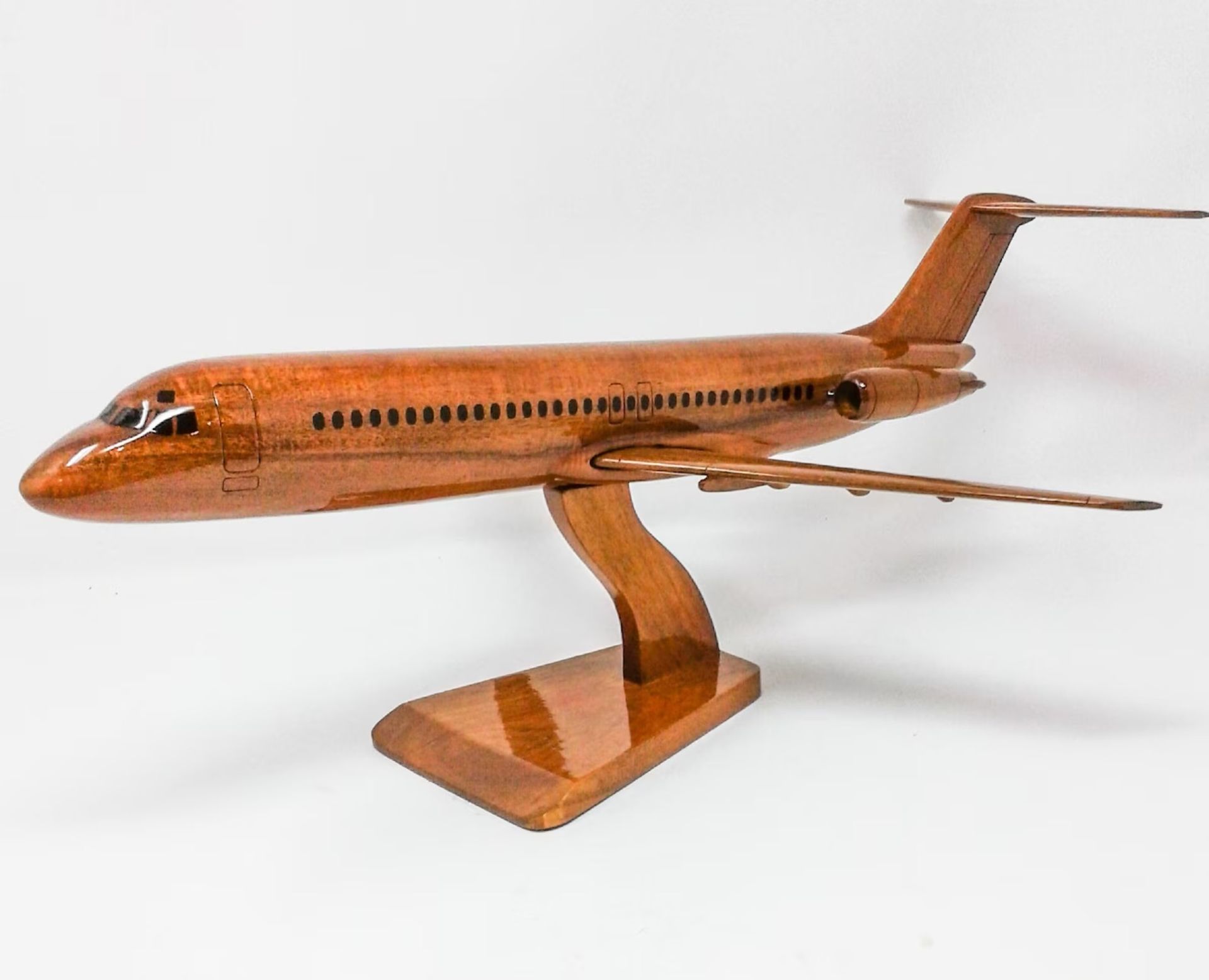McDonnell Douglas DC9 Wooden Scale Desk Model