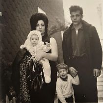 Diane Arbus "A young Brooklyn familyl going for a Sunday outing N.Y.C. 1966" Print.