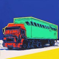 Set of Two Andy Warhol "Truck, 1985" Silkscreens