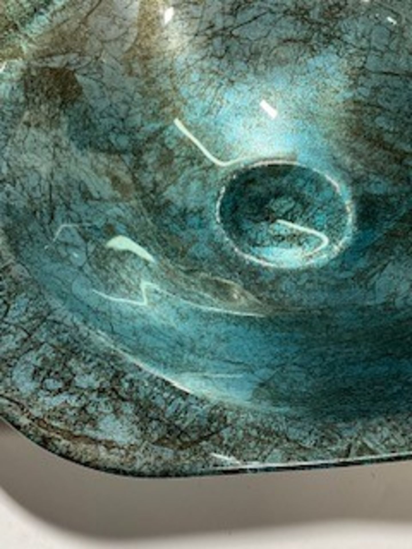 Attributed Dale Chihuly Art Glass Bowl - Image 5 of 14