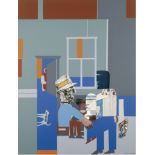 Romare Bearden "Carolina Blues" Offset Lithograph