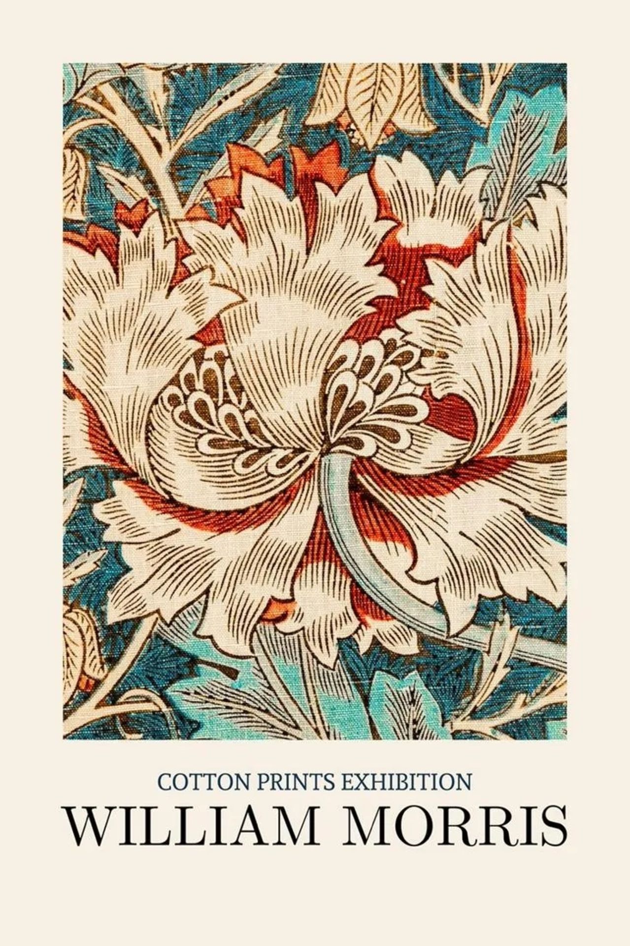 William Morris "Untitled" Offset Lithograph