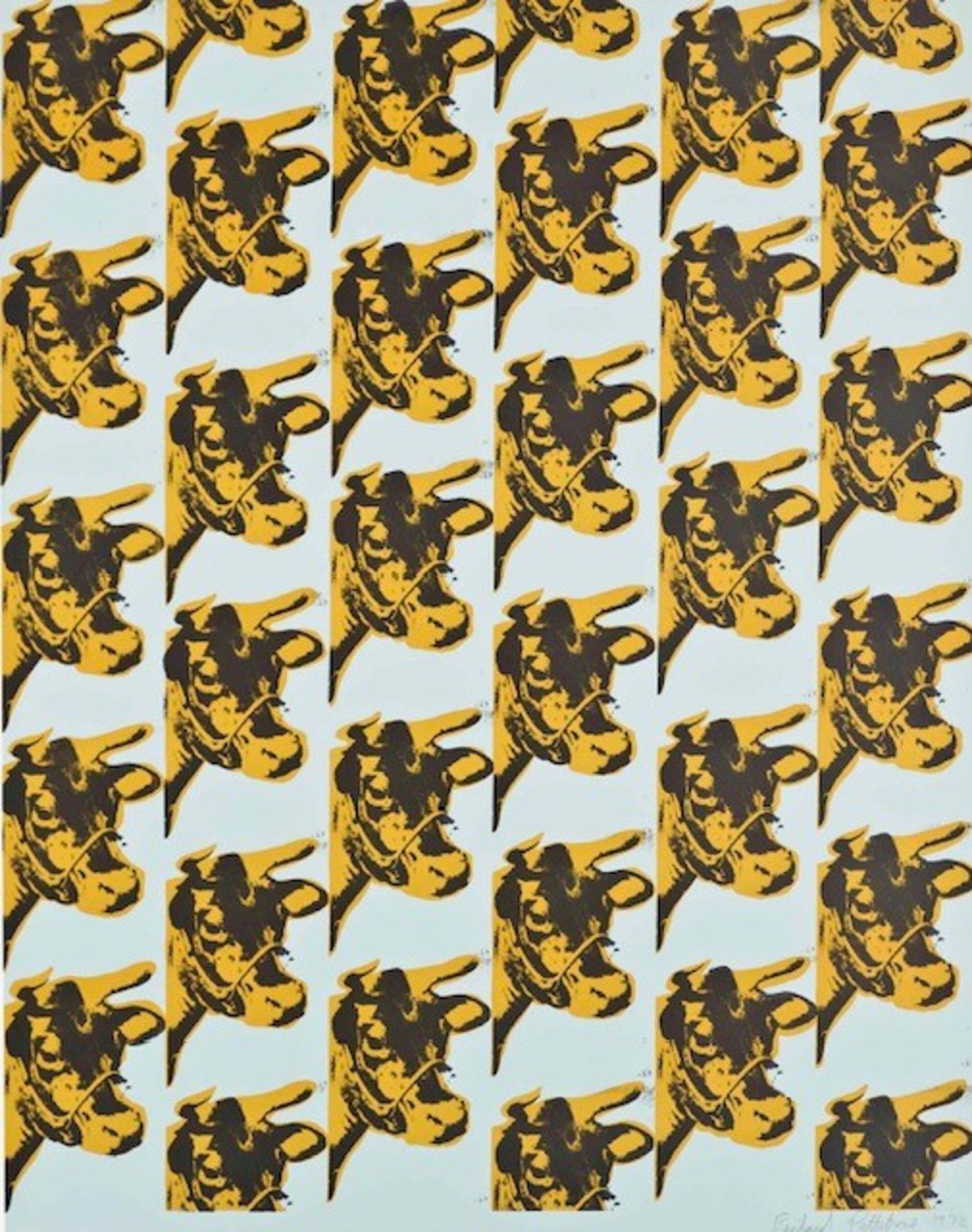 RICHARD PETTIBONE Warhol Cow Wallpaper