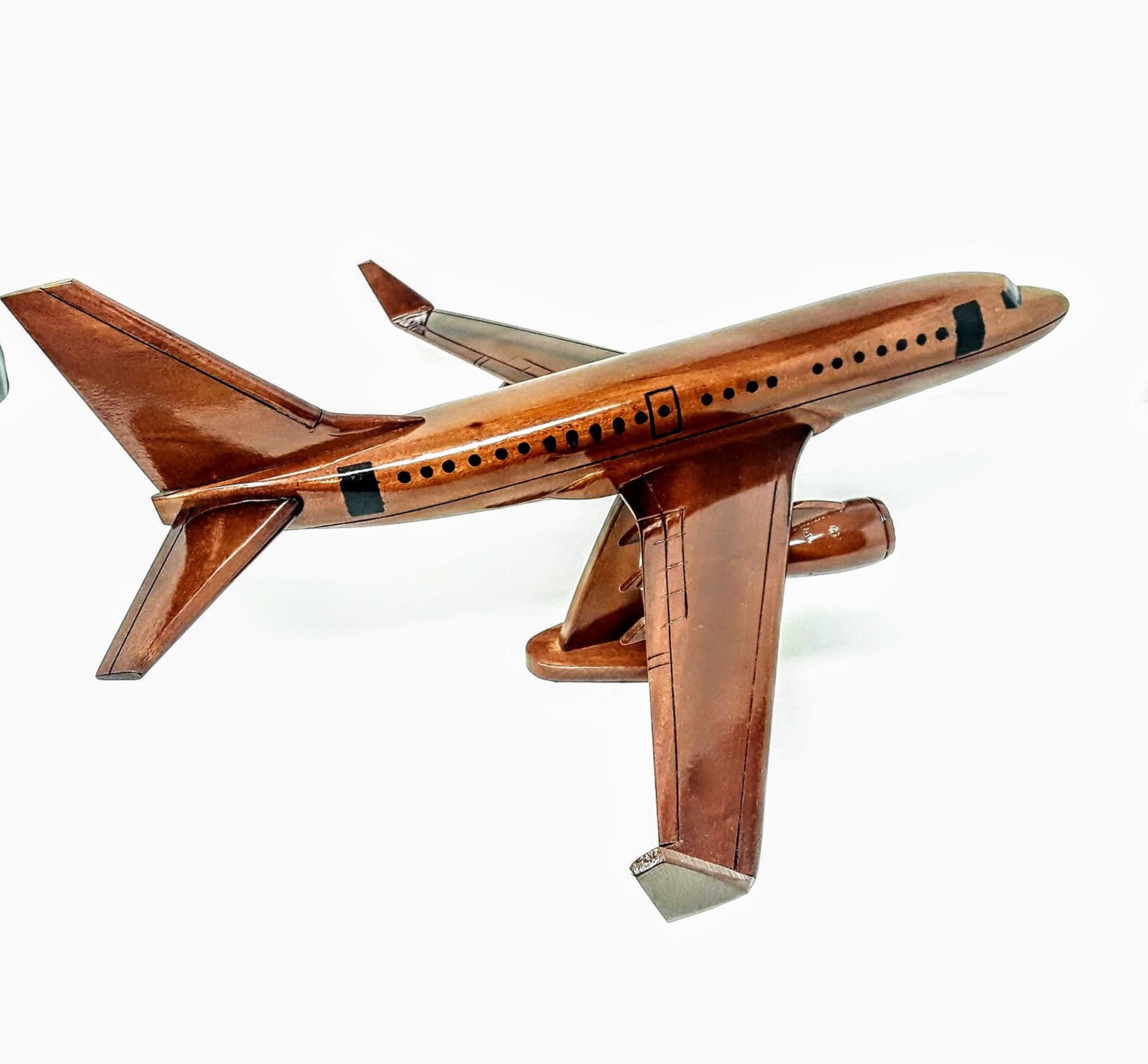 Boeing 737 Wooden Scale Desk Display - Bild 2 aus 4