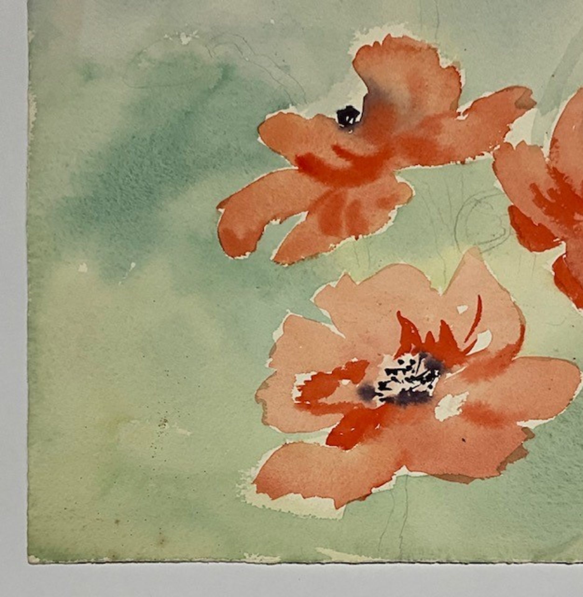 Sally Michel Avery UNTITLED Watercolor - Image 5 of 9