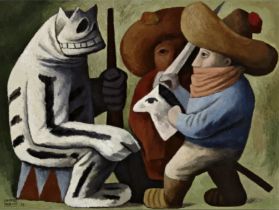 Jose Chavez Morado "Carnival in Huejotzingo, 1939" Print