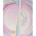 Georgia OKeeffe "Pink Abstraction, 1929" Offset Lithograph