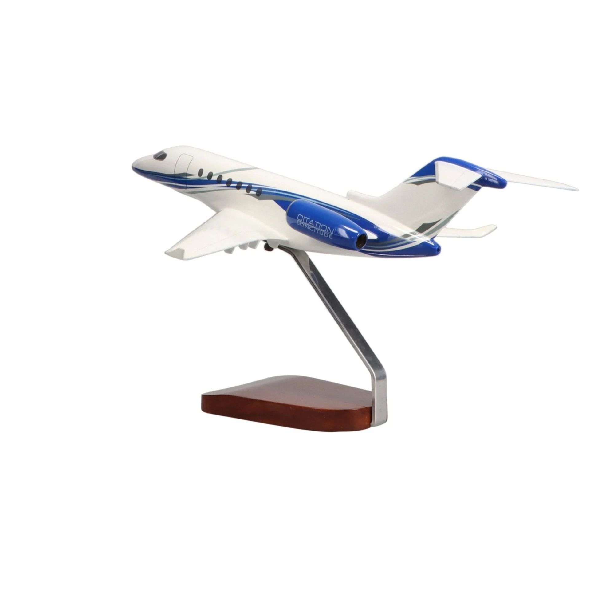 Cessna Citation Longitude Wooden Scale Model Desk Display - Image 3 of 4